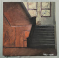 Original moody stairwell interior painting